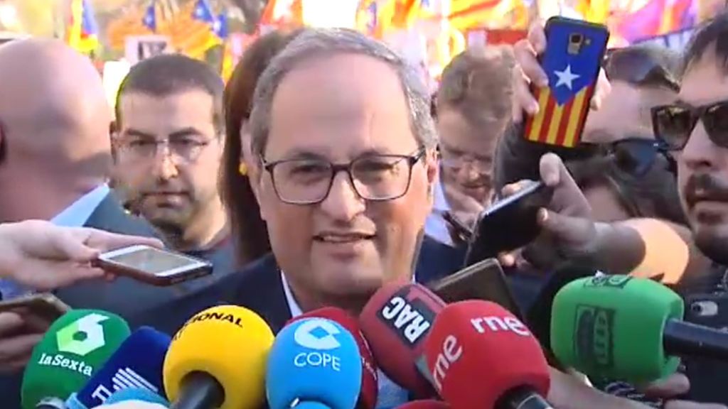 Torra: "Escucha, España, este grito de libertad"