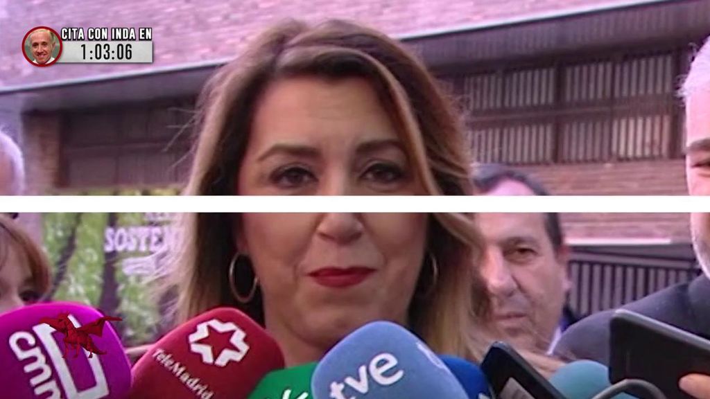 Las impactantes conclusiones al analizar la cara de Susana Díaz en el "tomo nota"