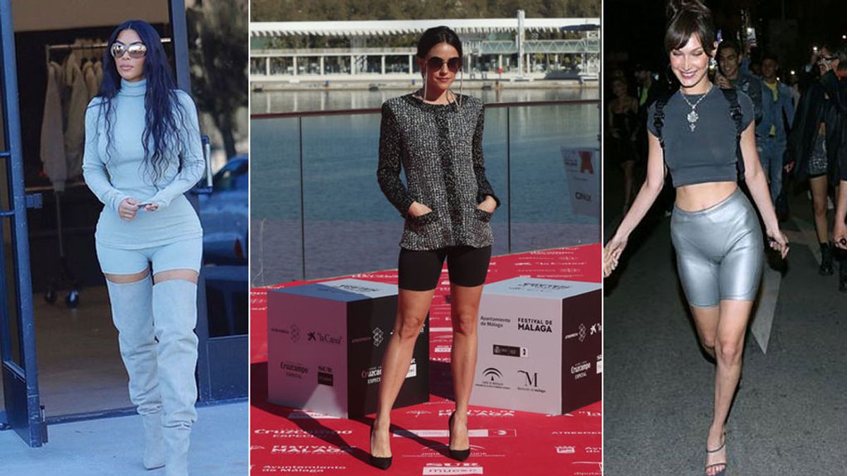 Tendencia culottes de ciclista: Macarena García luce en Málaga la moda que no entiendes pero que sienta genial