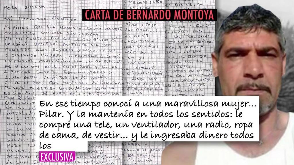 La carta de Bernardo Montoya: "Di mi primera versión por amor, pero yo no maté a Laura"