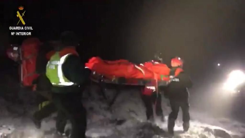 25 senderistas rescatados a 12 grados bajo cero en Cantabria