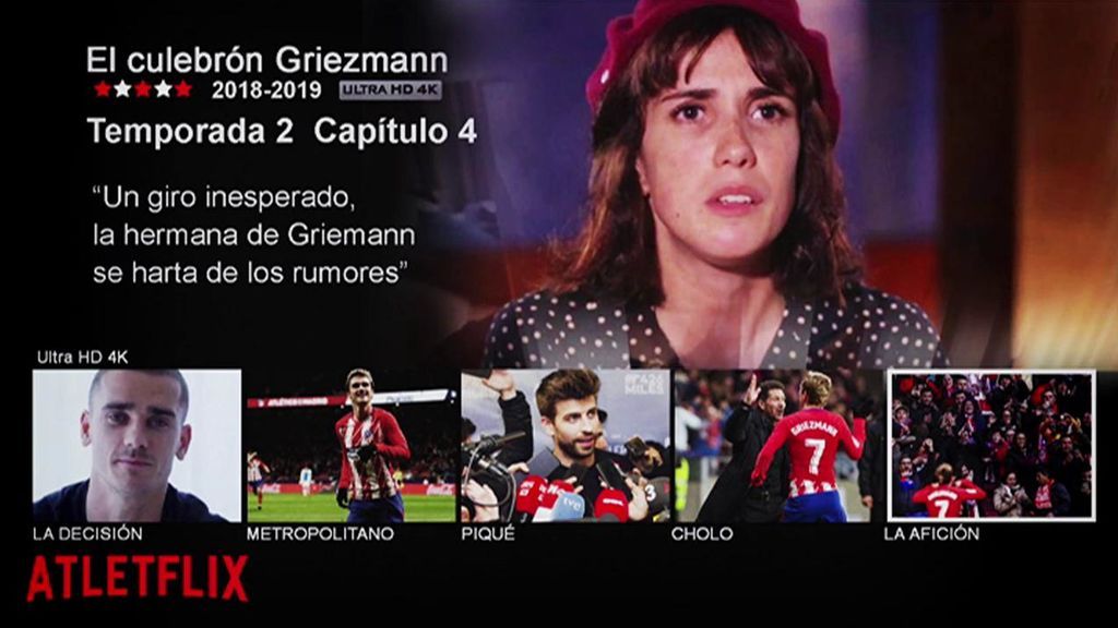 La hermana de Griezmann cierra la puerta a la salida del francés del Atlético