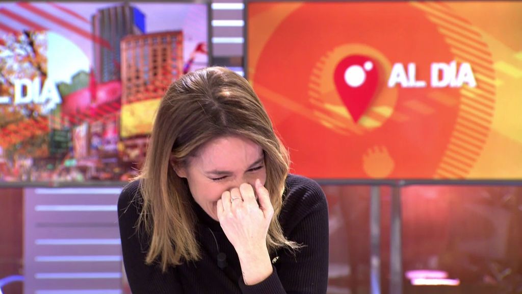 El ataque de risa en directo de Carme Chaparro: ‘’Voy a salir en todos los zapping’’