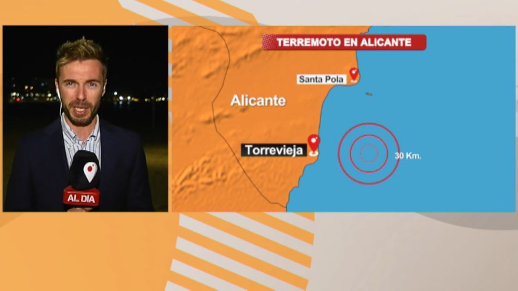 Un seísmo de magnitud 4,2 se deja sentir en Alicante, Murcia y el sur de Valencia