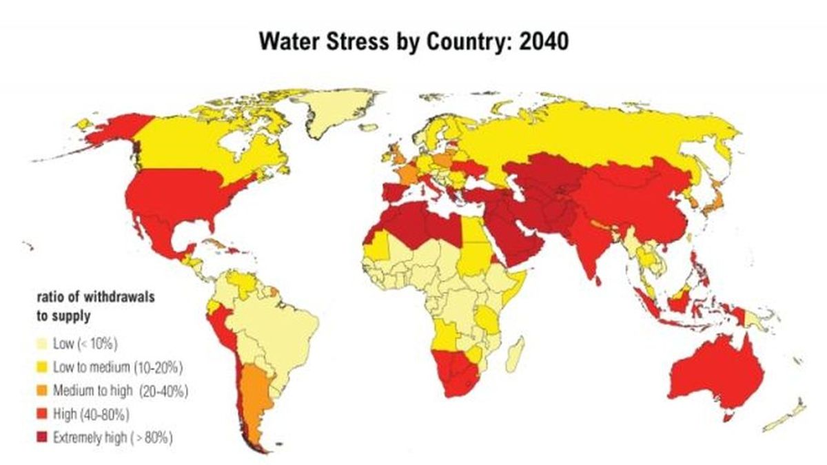 ¿Que países se quedarán sin agua en el futuro?