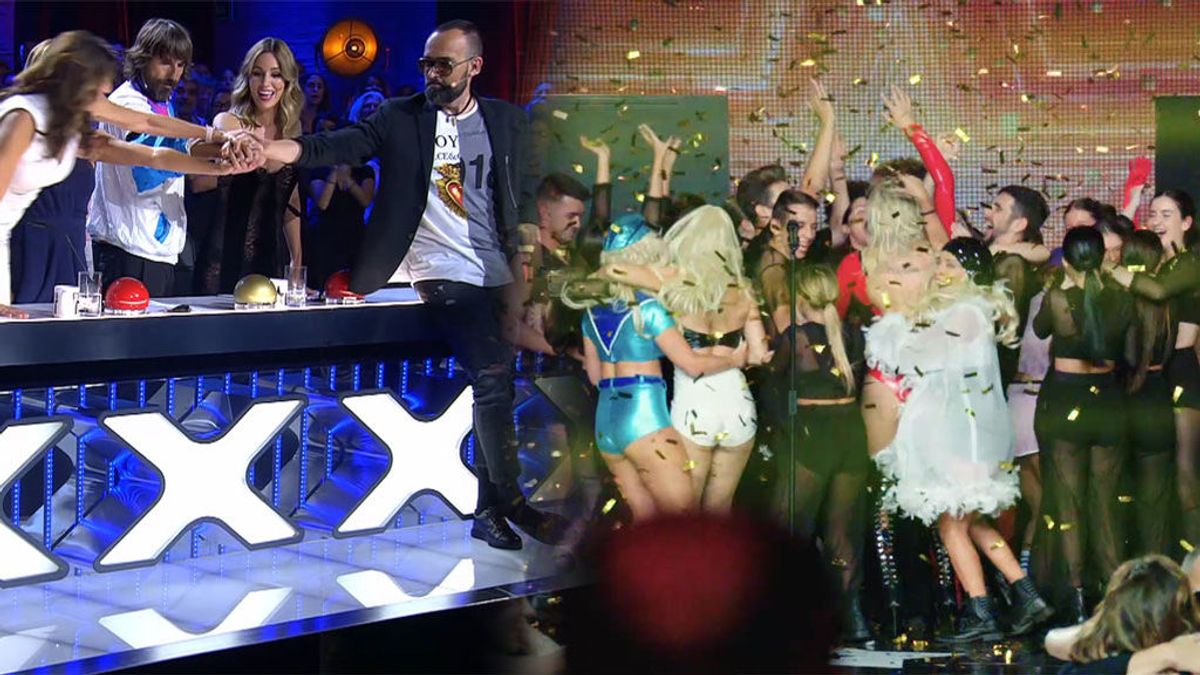 Unánime y con amenaza de dimisión de Risto: QDS Megacrew consigue el último ‘Pase de oro’ de ‘Got Talent’ Unánime y con amenaza de dimisión de Risto: QDS Megacrew consigue el último ‘Pase de oro’ de ‘Got Talent’