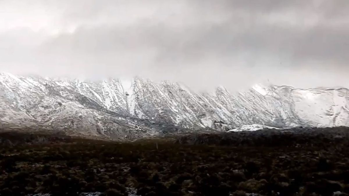Nieve en el Teide: las cinco mejores imágenes de la que está cayendo