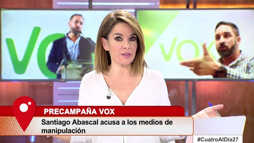 Carme Chaparro, ante las acusaciones de manipulación de Abascal: ‘’Venga a nuestro plató, pero no nos acuse desde la tribuna’’