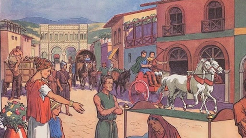 Cómo eran las 'normas de Tráfico' en la Antigua Roma: por el tipo de carruaje o la edad de la persona