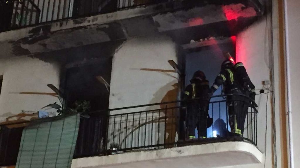 Una niña de siete años, entre los heridos en un incendio en Madrid