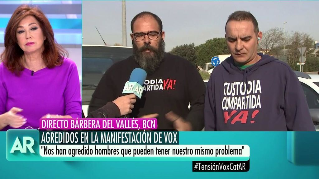 Agredidos en Barcelona por los CDR: "Hay hombres malos, pero mujeres también"