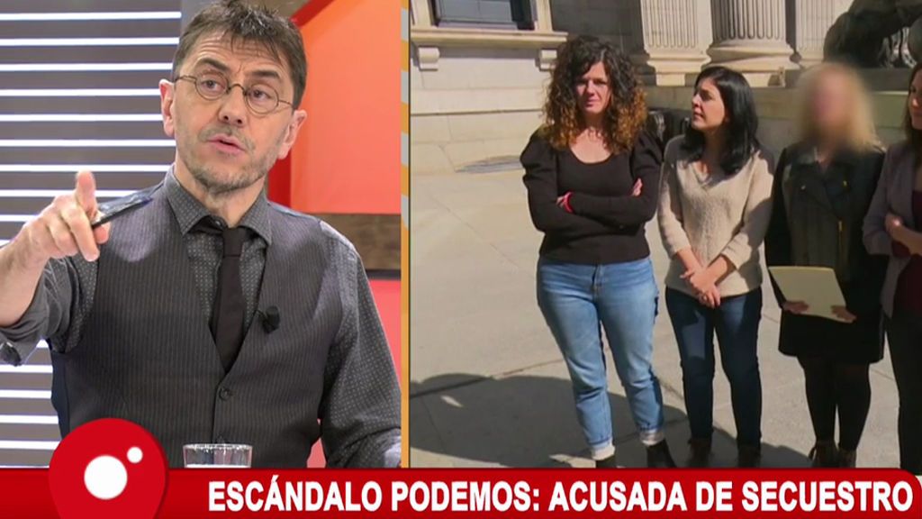 Monedero desvincula a Podemos de la mujer que ha secuestrado a su propio hijo: “El partido la escuchó, pero no trabajaba dentro”