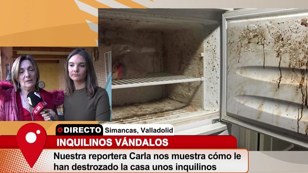 La casa familiar de Carla, reportera de Cuatro al día, destrozada por sus inquilinos: "Hay petardos por todos lados"
