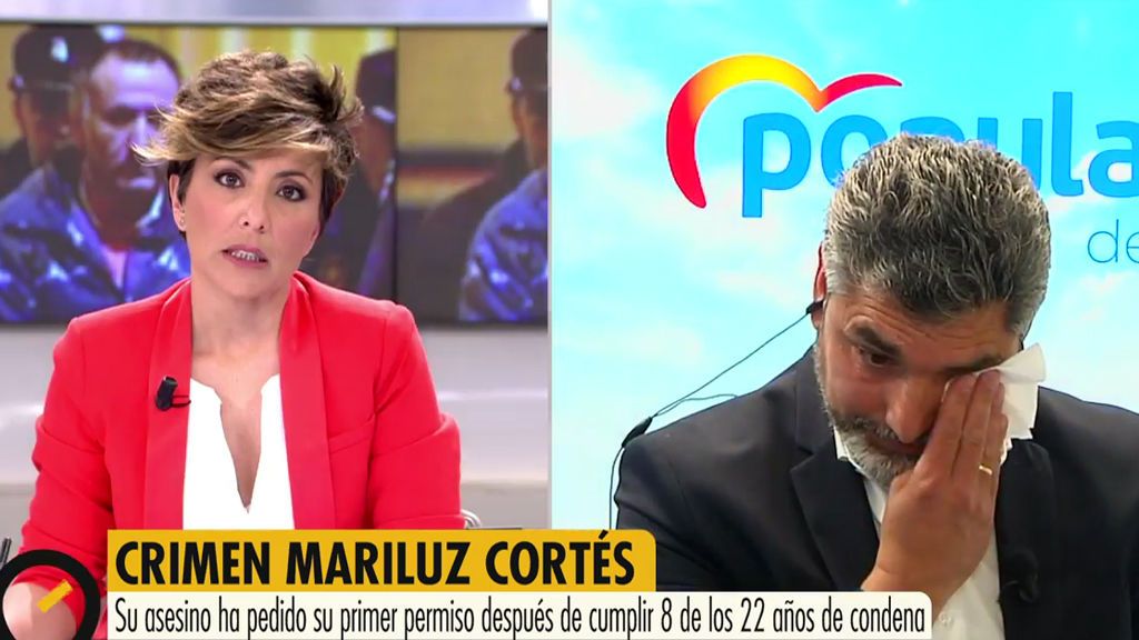 Juan José Cortés llora en directo ahora que el asesino de su hija puede salir de la cárcel