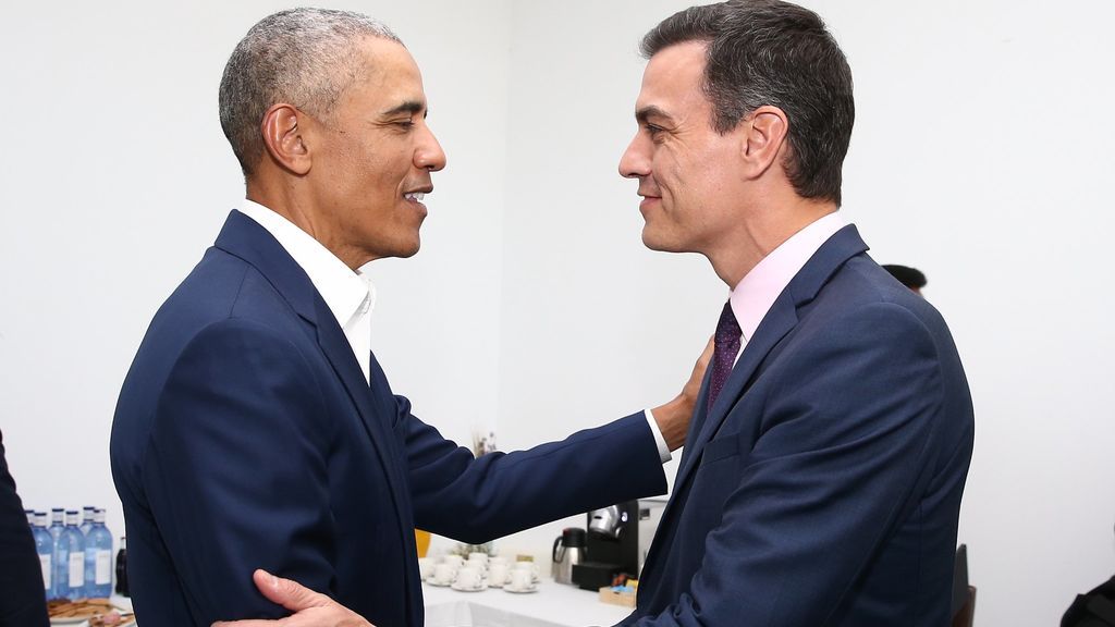 Sánchez y Obama hablan sobre el cambio climático