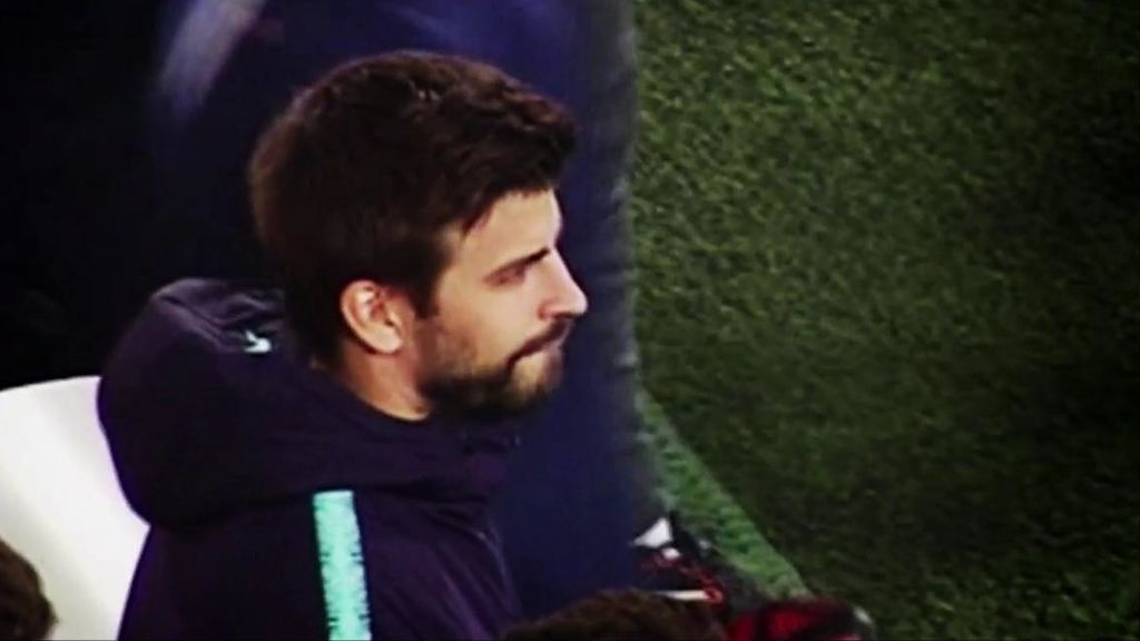 La reacción de Piqué al gol ‘in extremis’ de Suárez que casi sentencia la Liga