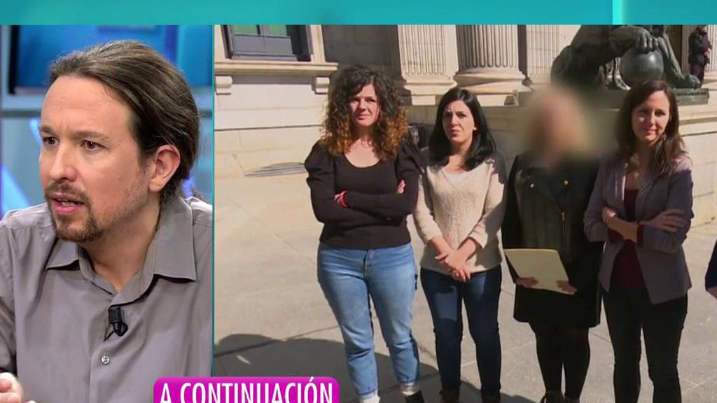 Pablo Iglesias, al padre del hijo de la presidenta de Infancia libre: "Solo espero que se haga justicia"