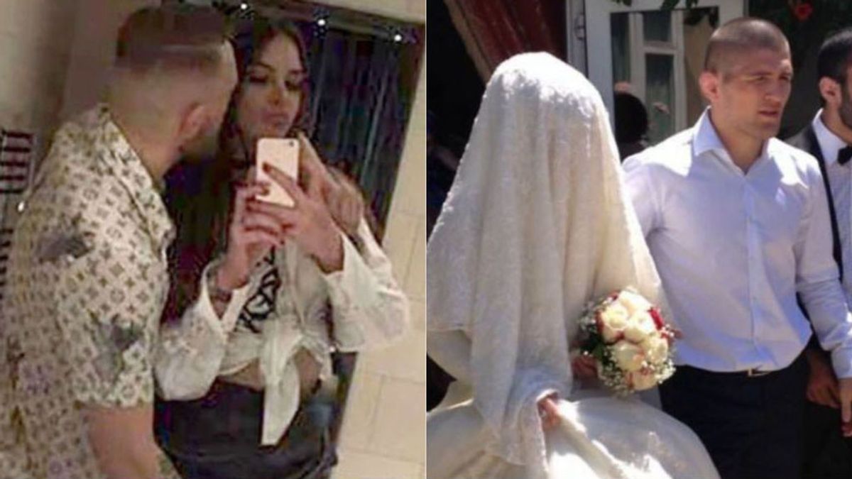 Khabib responde a Conor McGregor por llamar 'toalla' a su mujer: "Violador, eres un violador" Khabib responde a Conor McGregor por llamar 'toalla' a su mujer: "Violador, eres un violador"