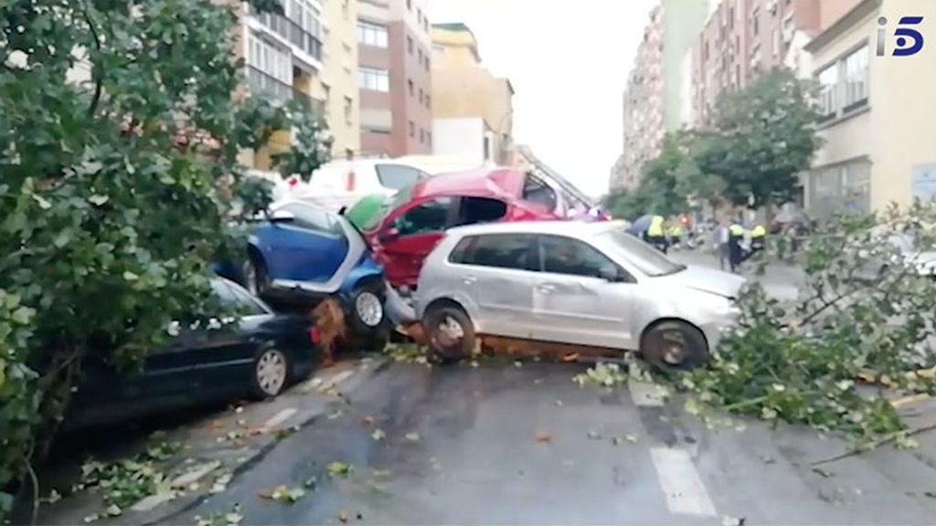 Las imágenes del accidente de Autobús en Málaga