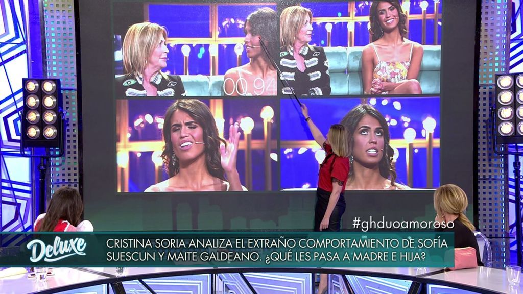 Cristina Soria analiza a Sofía Suescun y Maite Galdeano: "Se les ha ido de las manos"