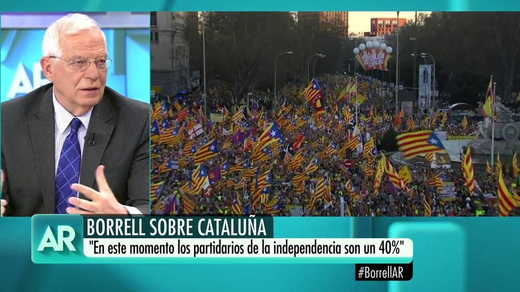Josep Borrell: "La Constitución no permite un referéndum de autodeterminación, gobierne quien gobierne"
