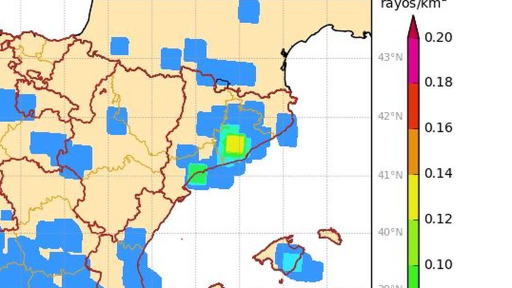 rayos Cataluña