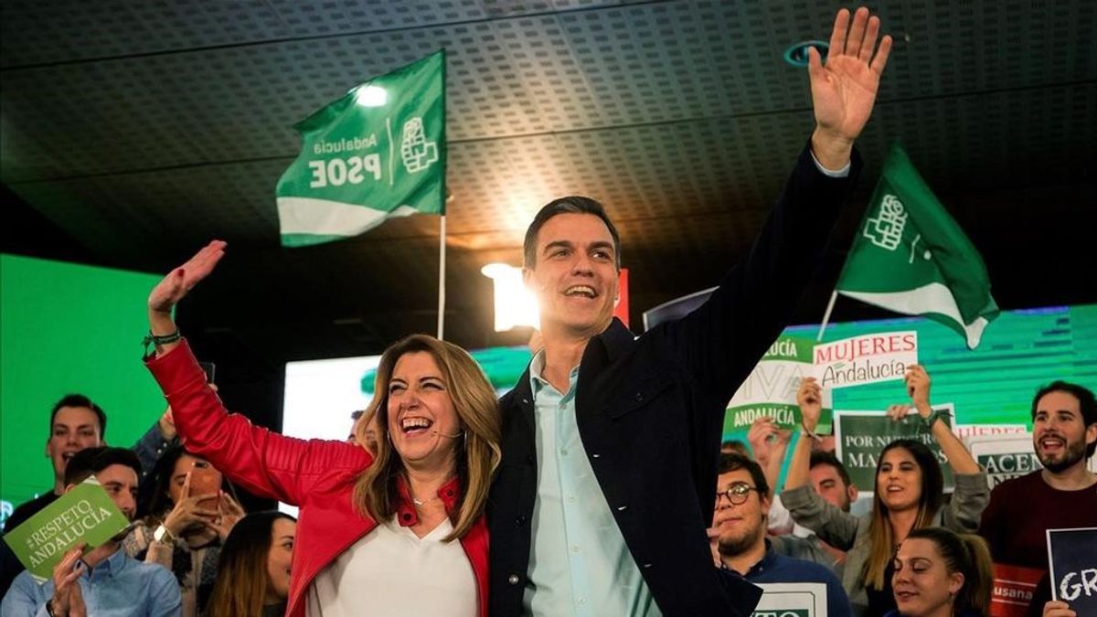 Sánchez comienza la campaña en Sevilla; el resto en Madrid