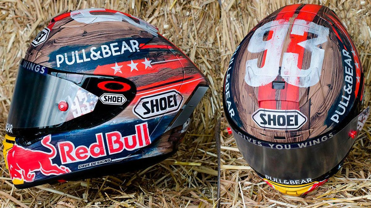 El espectacular casco inspirado en los rodeos que Marc Márquez usará en Austin