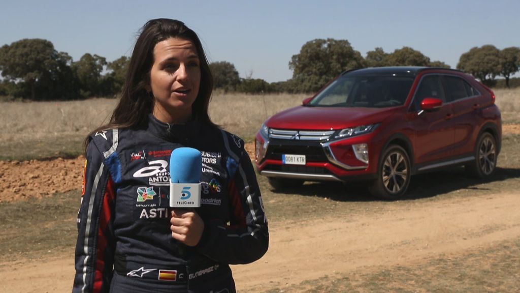 Cristina Gutiérrez, primera española en acabar el Dakar en coches, nos presenta el Eclipse Cross
