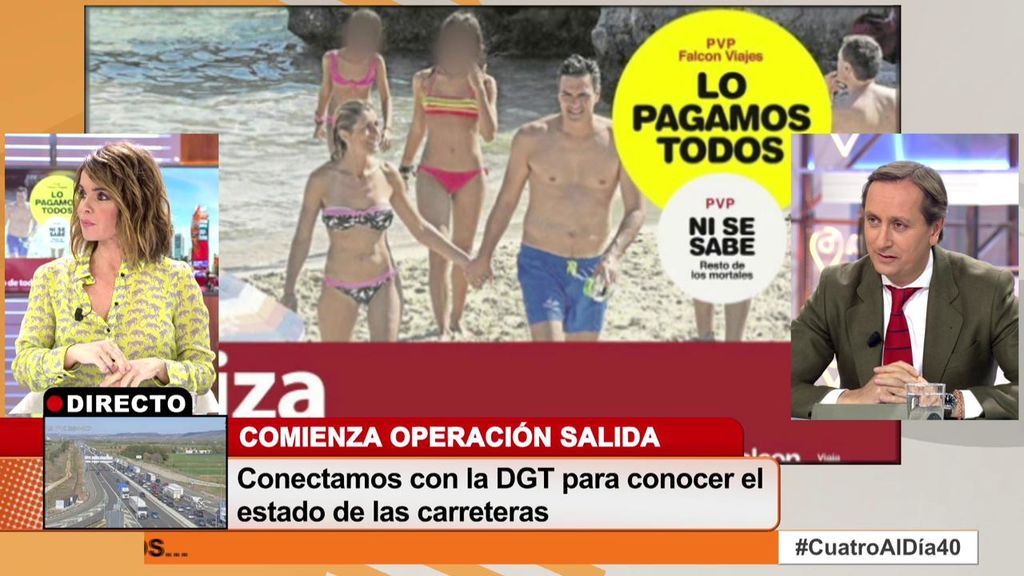 Guerra electoral: el PSOE denuncia al PP por una falsa agencia de viajes en la que, además, utilizan la imagen de las hijas de Pedro Sánchez