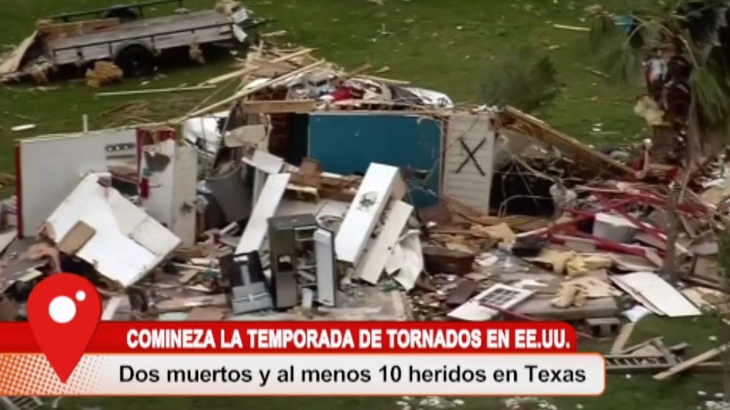 Mueren dos niños a causa del tornado que ha atravesado Texas
