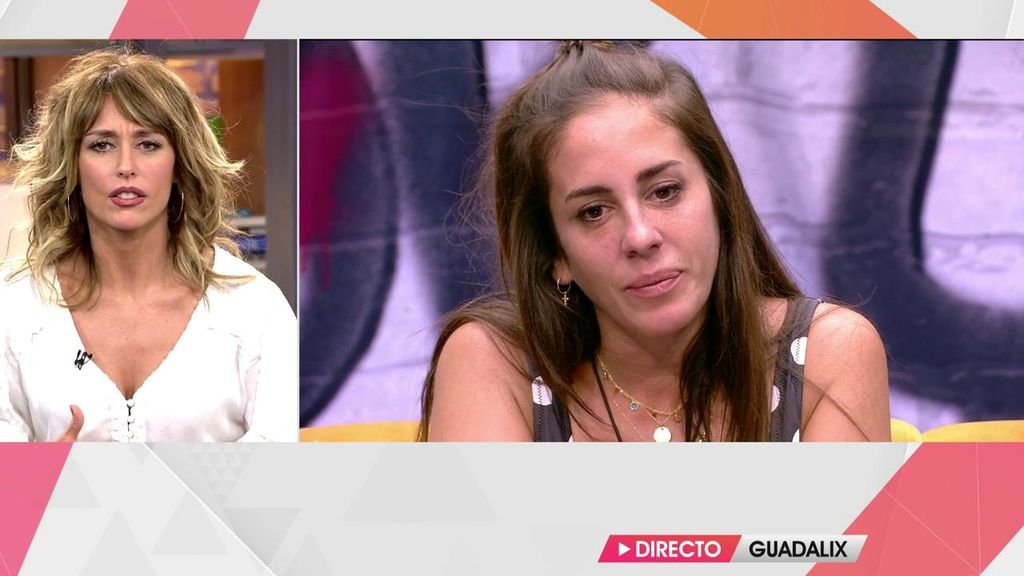 Anabel Pantoja llora emocionada: los motivos de sus lágrimas en 'Sálvame okupa'
