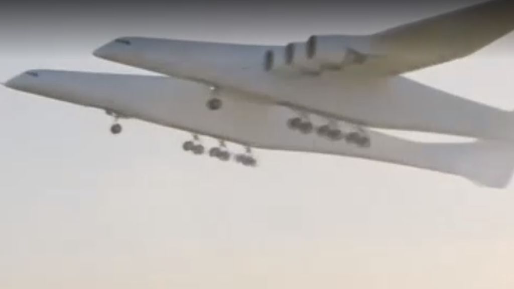 Stratolaunch, despega el avión más grande del mundo