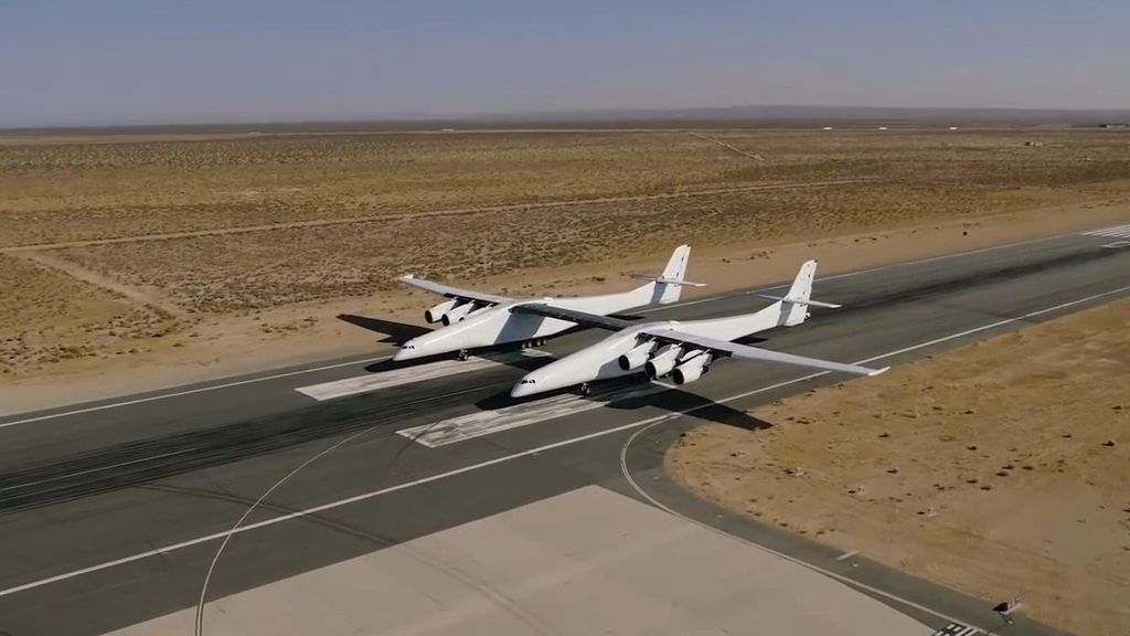 Vuela por primera vez el avión más grande del mundo