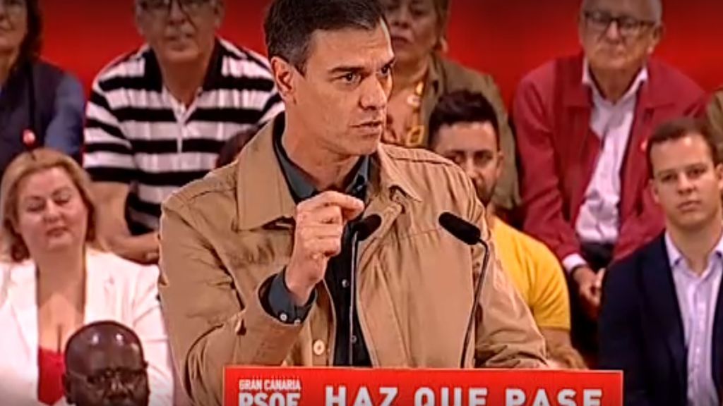 Pedro Sánchez: "Las siglas de la derecha se parecen a tres gotas de agua entre sí"