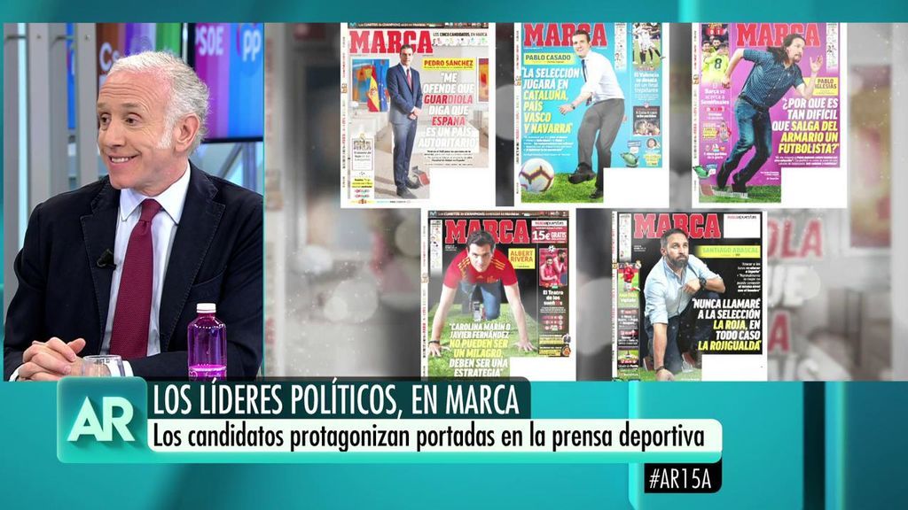 Inda, sobre la portada de Iglesias en Marca: "Tiene la misma pinta de deportista que yo de astronauta"