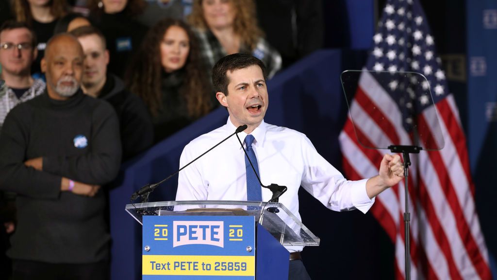 Pete Buttigieg,  el alcalde demócrata gay, que aspira a ser presidente de EEUU en 2020