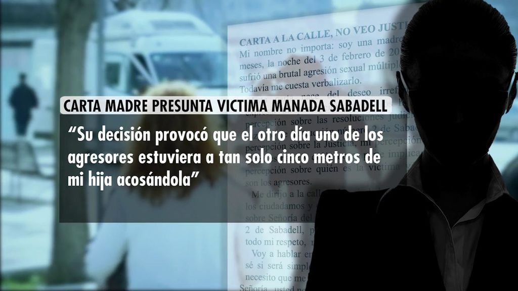 Carta al juez de Sabadell: "Soy una madre y mi hija sufrió una agresión sexual múltiple"