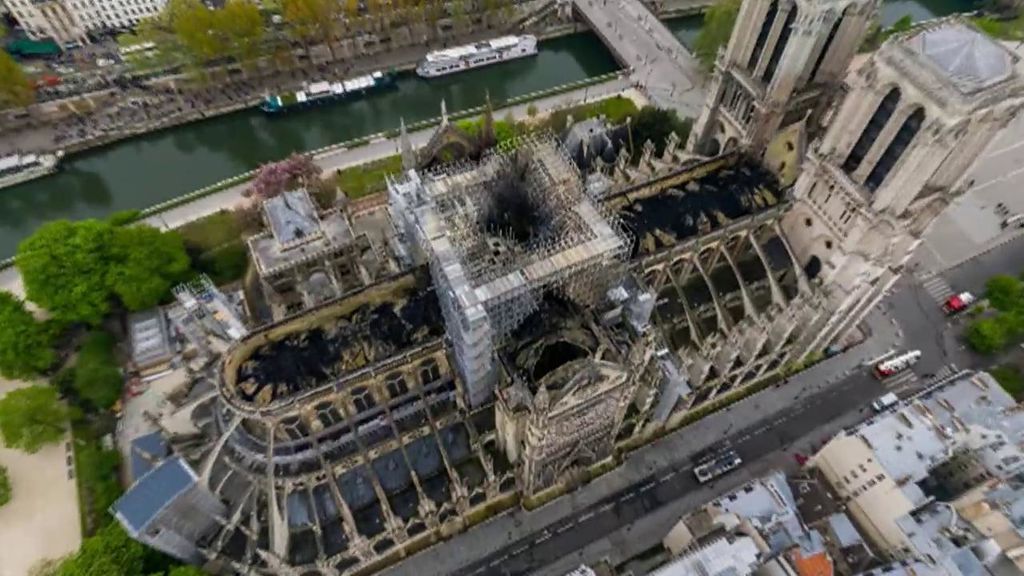 El día después del incendio: Cómo ha quedado Notre-Dame