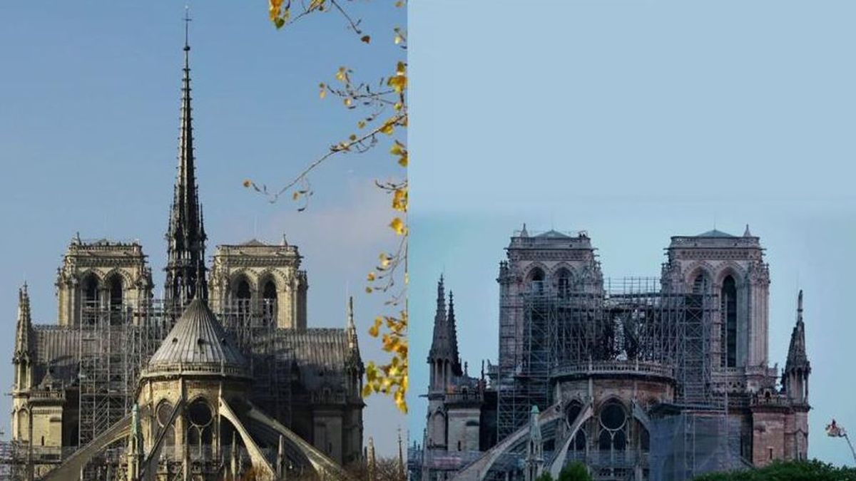 Notre Dame de París sobrevive a 8 horas de incendio aunque pierde parte de su identidad