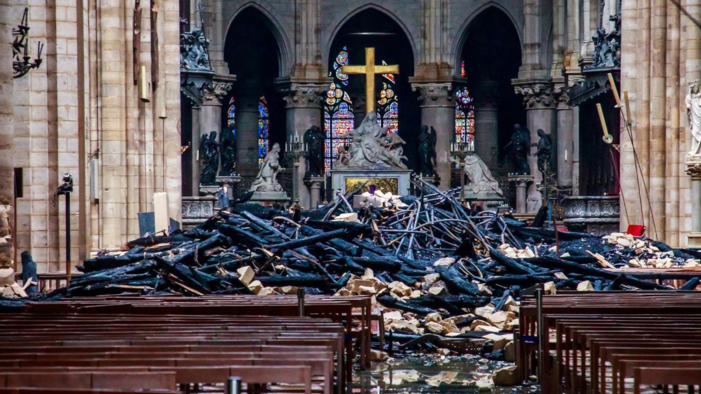 Las obras salvadas del desolador incendio en la catedral de Notre Dame