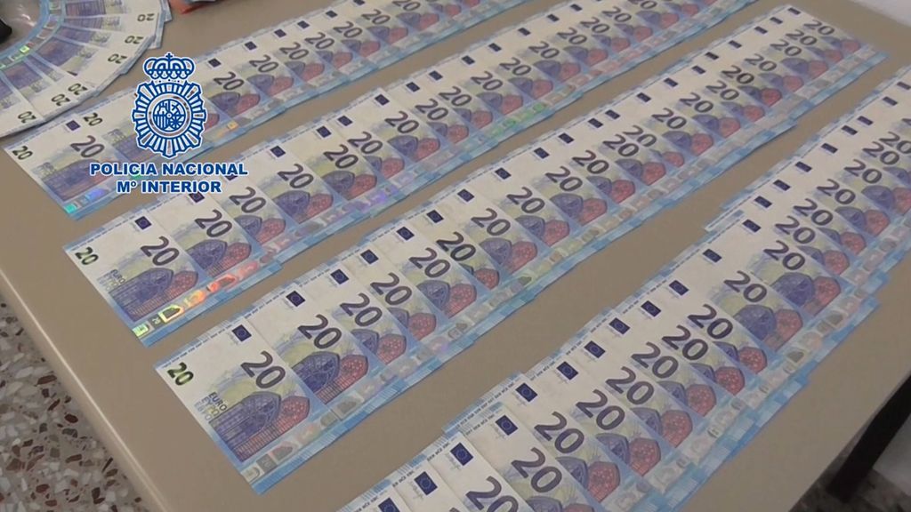 La Policía Nacional interviene 30.540 euros en billetes falsos de 20