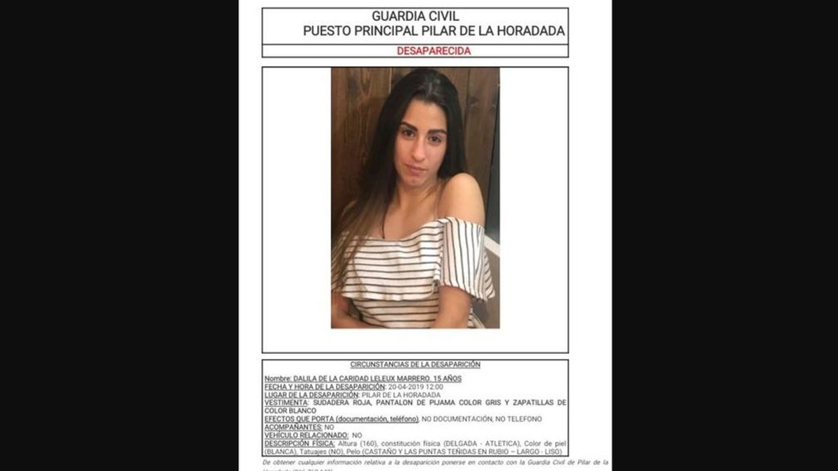 Localizada en buen estado a Dalila de la Caridad, menor de 15 años desaparecida en Alicante