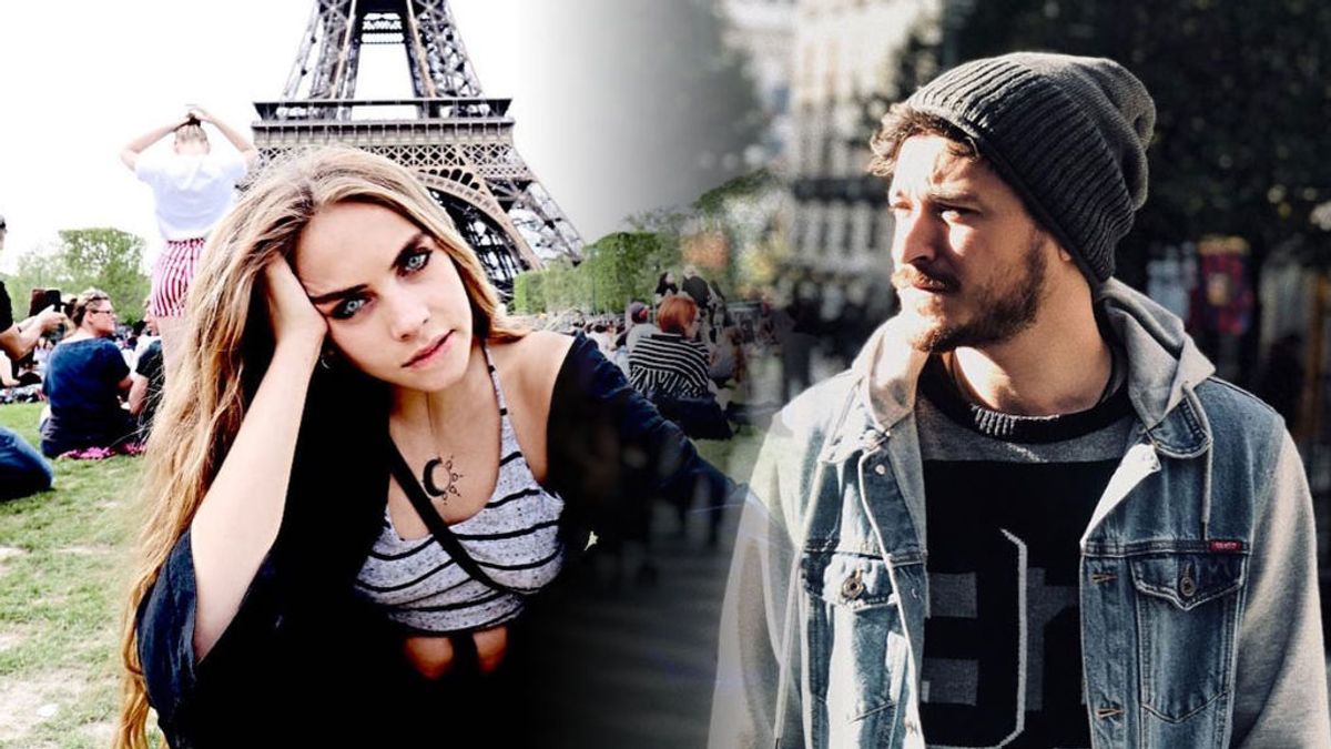 Cepeda y Paula Gureta juegan al despiste en su primera escapada romántica: "París no será la ciudad del amor"