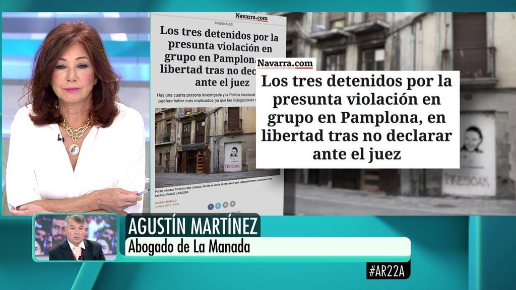 Agustín Martinez, sobre 'La Manada okupa' de Pamplona: "Ahora no se puede pedir prudencia"