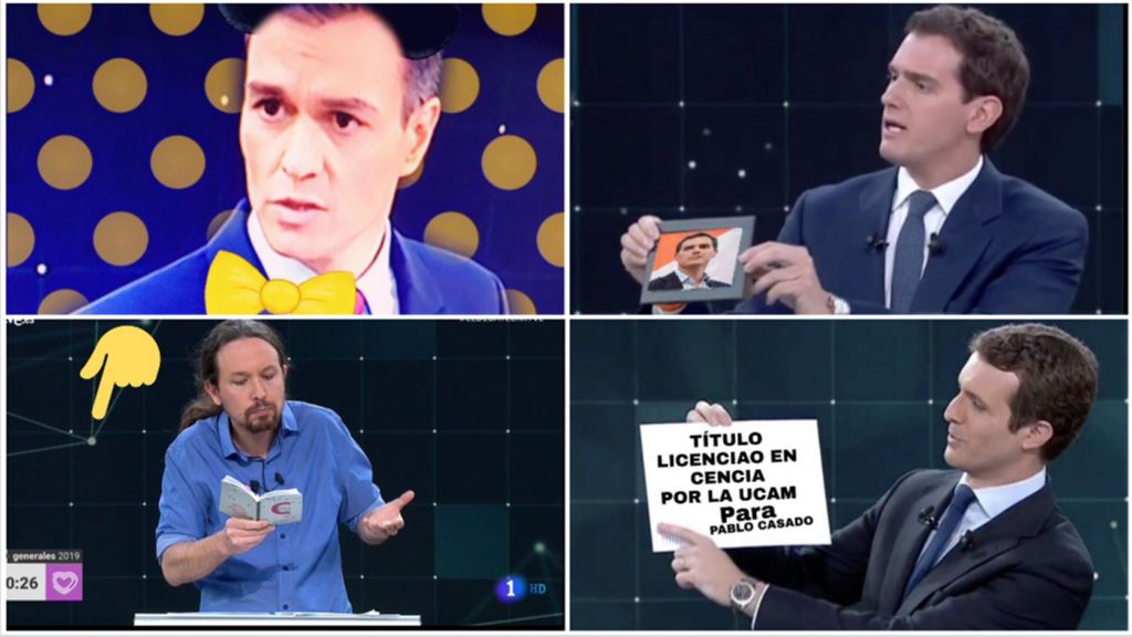 El 'debate de los memes', con su humor, roba el ...