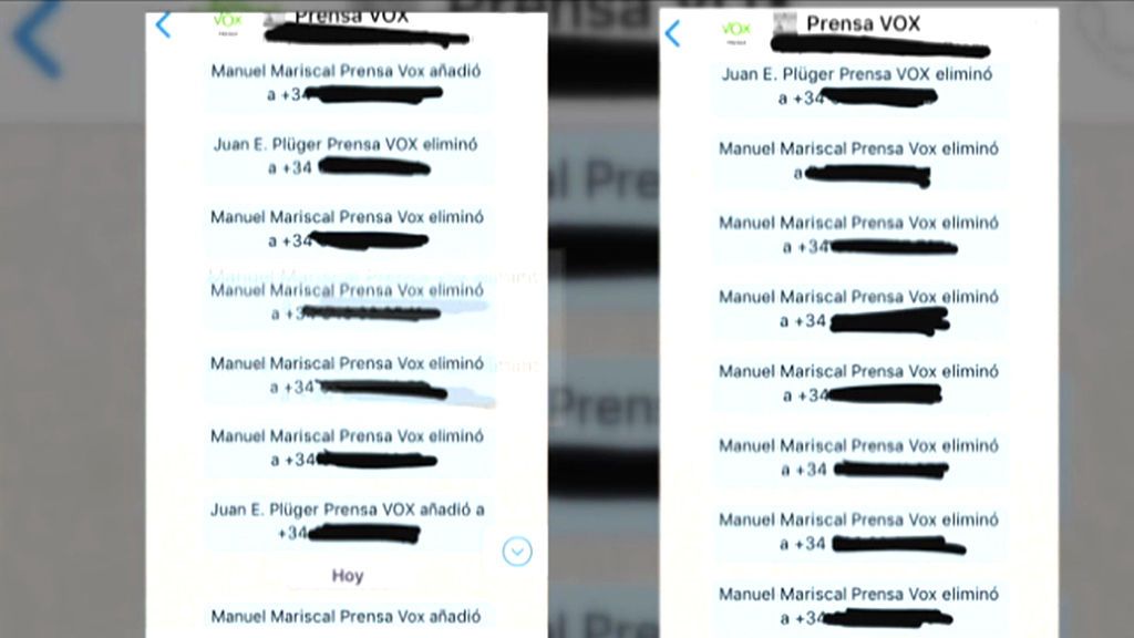 VOX censura a la prensa: el chat del que muchos periodistas han sido expulsados