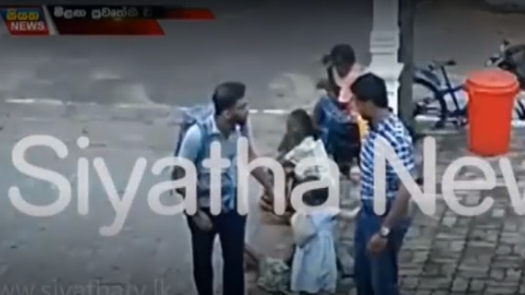 El vídeo con la mochila asesina del terrorista de Sri Lanka instantes antes de cometer el atentado que reivindica el EI