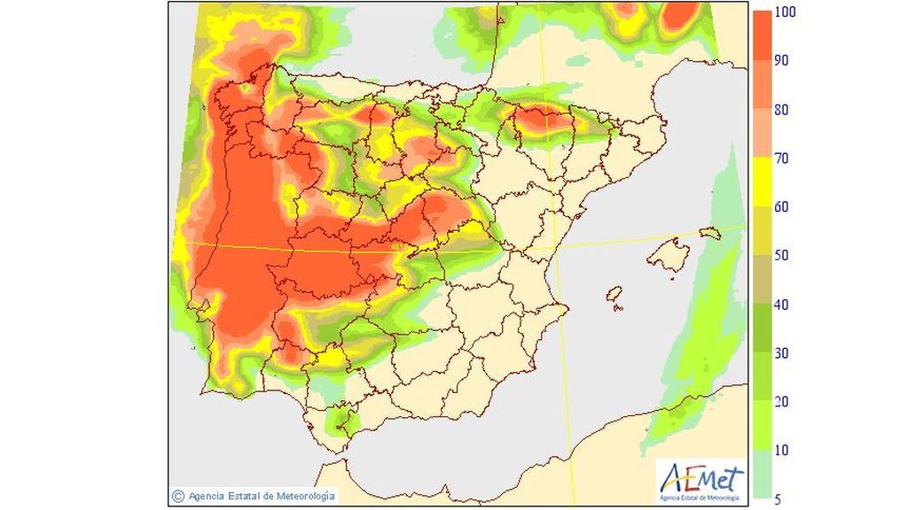 lluvias miercoles