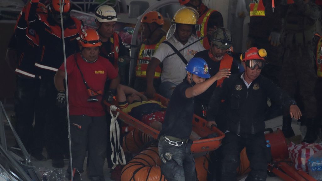 El terremoto en Filipinas:  16 muertos, 81 heridos y 24 desaparecidos